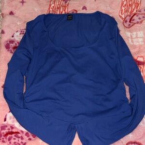 SHEIN Royal Blue Long Sleeve Top